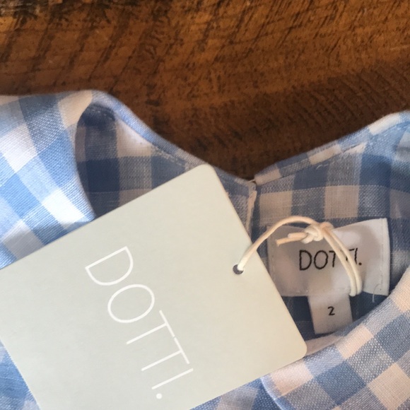 Adorable blue gingham set - 2T - Picture 4 of 4